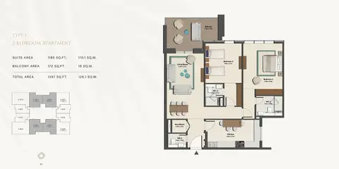 Cresswell Residences at Dubai South in Dubai South (Dubai World Central), Dubai, foto 4