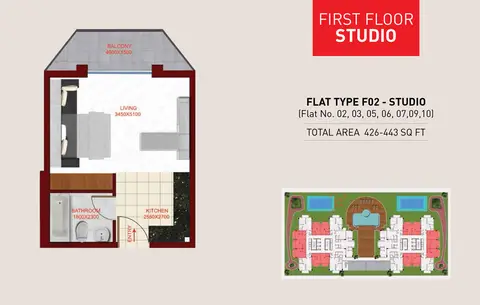 Glamz Residence in Al Furjan, Dubai, foto 3