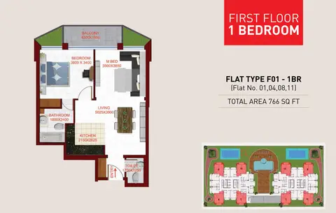 Glamz Residence in Al Furjan, Dubai, foto 4