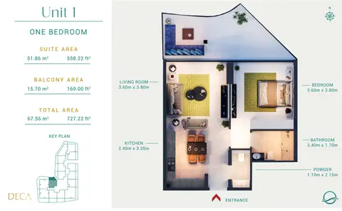 Milos Residences in Dubai Land Residence Complex, Dubai, foto 3