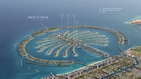 Palm Central Private Residences Frond N in Jebel Ali, Dubai, foto 2