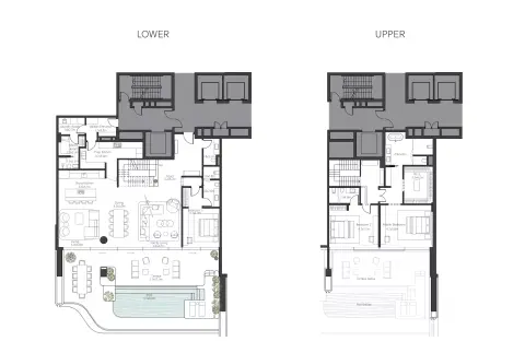 Plattegrond van 3 slaapkamers in Ela By Omniyat