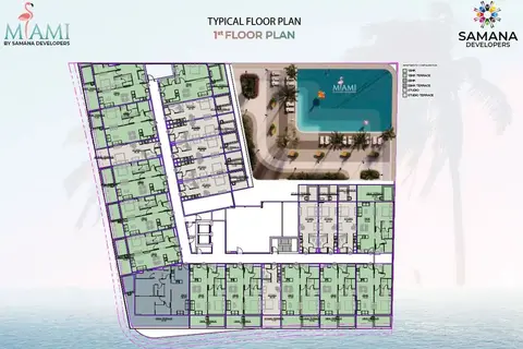 Samana Miami 2 in Jumeirah Village Triangle, Dubai, foto 3