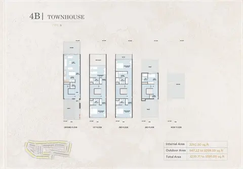 Plattegrond van 4 slaapkamers in Verdana Empire