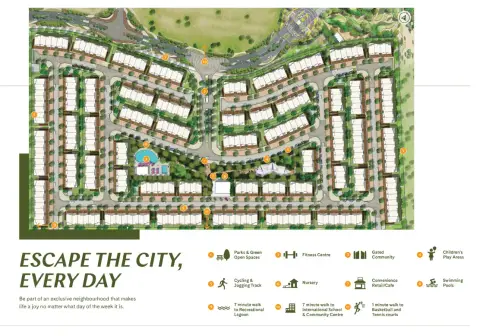 Elan Townhouses in Tilal Al Ghaf, Dubai, foto 2