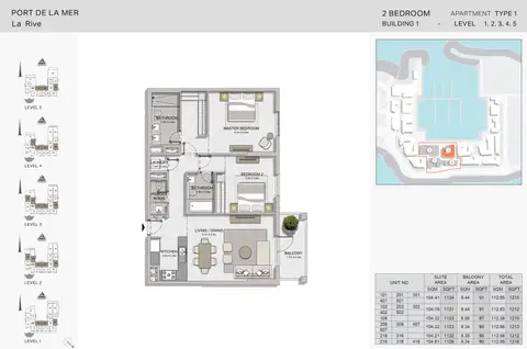 La Rive Apartments in Port De La Mer, Dubai, foto 4
