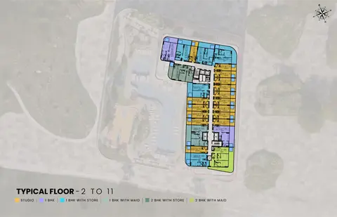 Samana Resorts 2 in Dubai Production City (IMPZ), Dubai, foto 5