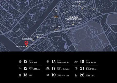 Guzel Tower Phase 2 By Tiger in Jumeirah Village Triangle, Dubai, foto 4