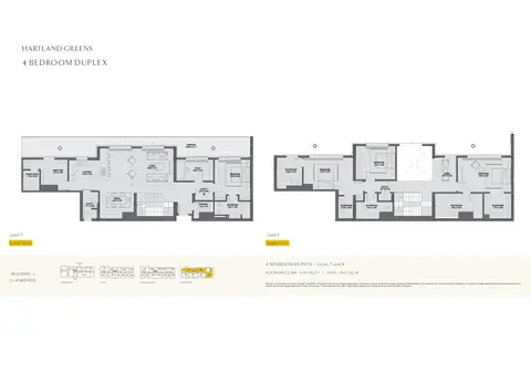 Plattegrond van 4 slaapkamers in Hartland Greens