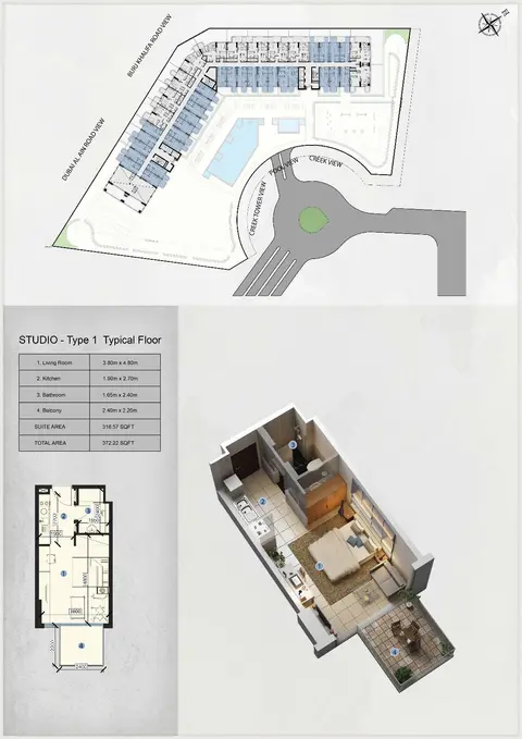 Farhad Residence in Dubai Health Care City, Dubai, foto 3