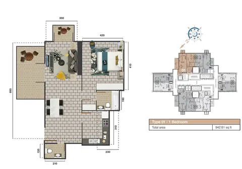 The Square Tower in Jumeirah Village Circle, Dubai, foto 4