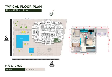 Regina Tower in Jumeirah Village Circle, Dubai, foto 3