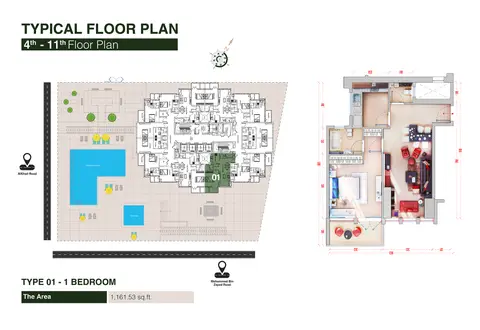 Regina Tower in Jumeirah Village Circle, Dubai, foto 4