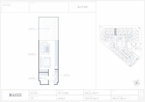 Aliyah Serviced Apartments in Dubai Health Care City, Dubai, foto 3