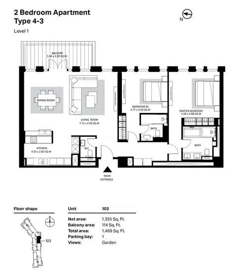 Bluewaters Residences in Bluewaters, Dubai, foto 5