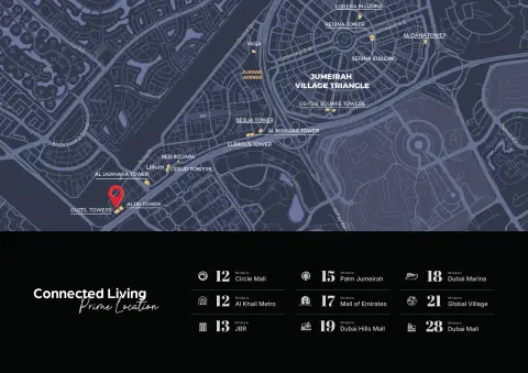 Guzel Towers at JVT in Jumeirah Village Triangle, Dubai, foto 2
