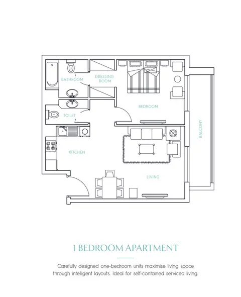 Candace Aster Serviced Apartments in Al Furjan, Dubai, foto 4