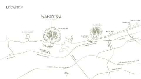 Palm Central Private Residences Frond M in Palm Jebel Ali, Dubai, foto 3