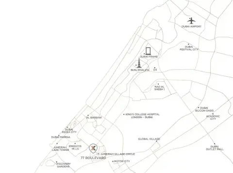 77 Boulevard at JVC in Jumeirah Village Circle, Dubai, foto 2