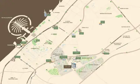 Ghaff Land Residence in Dubai Studio City, Dubai, foto 5