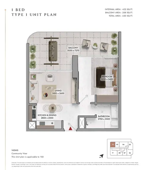 Elmora Residence in Jumeirah Garden City, Dubai, foto 4