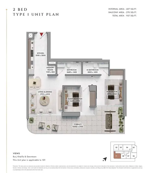 Elmora Residence in Jumeirah Garden City, Dubai, foto 5