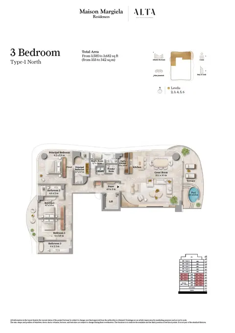 Maison Margiela Residences in Palm Jumeirah, Dubai, foto 5