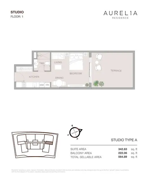 Aurelia Residence at Dubai Sports City in Dubai Sports City, Dubai, foto 3