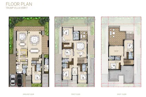 Plattegrond van 7 slaapkamers in Belair Phase 2