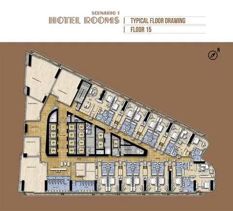 Paramount Tower Hotel and Residences in Sheikh Zayed Road, Dubai, foto 3