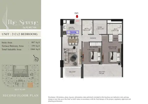 Serene Residences at Dubai South in Dubai South (Dubai World Central), Dubai, foto 5