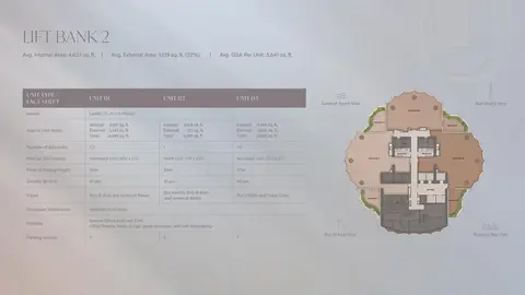 Plattegrond van Office Space in Lumena Alta by Omniyat