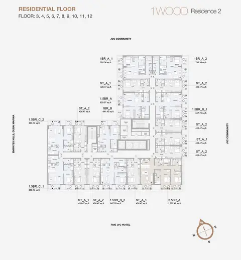 1Wood Residence 2 at JVC in Jumeirah Village Circle, Dubai, foto 3