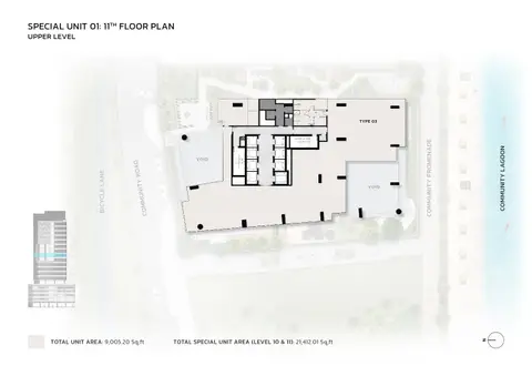 Plattegrond van Office Space in Eaton Square by Ellington