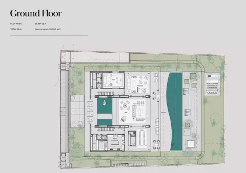 Plattegrond van 5 slaapkamers in Sea Mirror