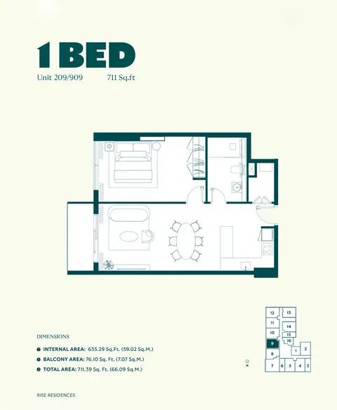 Rise Residences at JVC in Jumeirah Village Circle, Dubai, foto 4