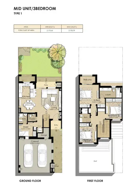 Naseem Townhouses in Town Square, Dubai, foto 3