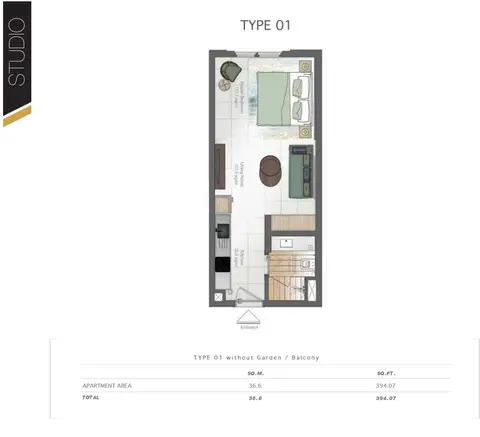 Hyati Avenue in Jumeirah Village Circle, Dubai, foto 3