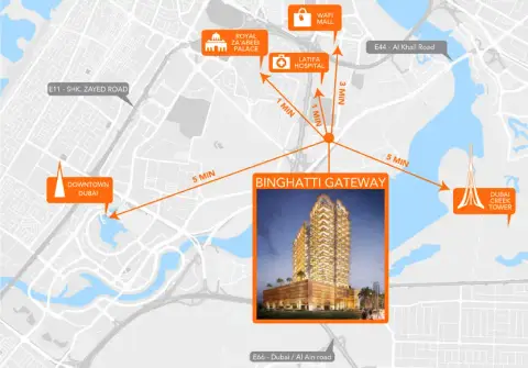 Binghatti Gateway in Al Jaddaf, Dubai, foto 2