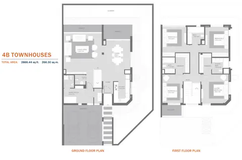 Plattegrond van 4 slaapkamers in MAG Eye Meydan