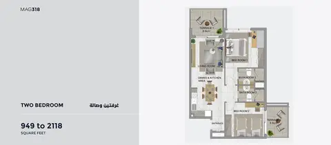 MAG 318 Apartments in Downtown Dubai, Dubai, foto 5