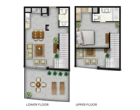 Plattegrond van Woning in Shamal The Waves