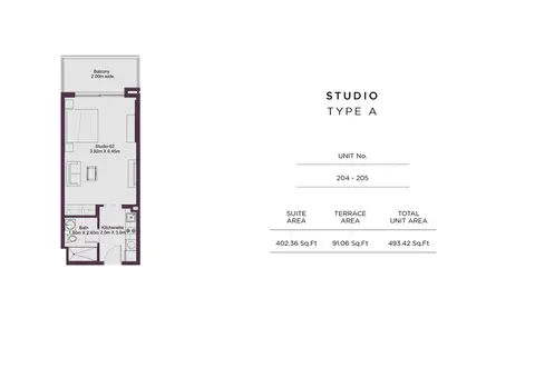 Dune Residency in Jumeirah Village Circle, Dubai, foto 3