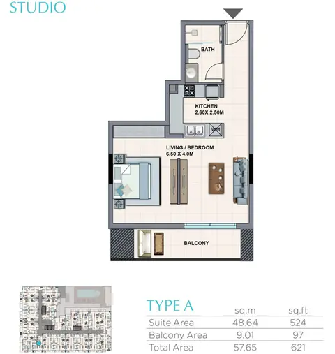 La Riviera Azure in Jumeirah Village Circle, Dubai, foto 3