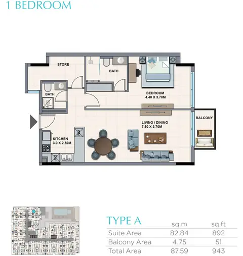 La Riviera Azure in Jumeirah Village Circle, Dubai, foto 4