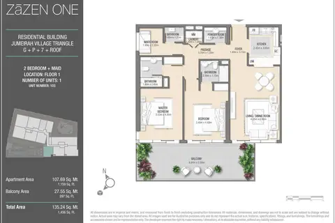ZaZEN One at JVT in Jumeirah Lake Towers, Dubai, foto 4