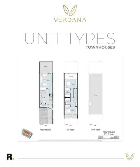 Plattegrond van 2 slaapkamers in Verdana Phase 6