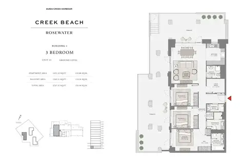 Rosewater at Creek Beach in Dubai Creek Harbour (The Lagoons), Dubai, foto 5