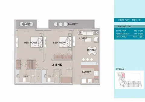 Oxford Residence 2 in Jumeirah Village Circle, Dubai, foto 5