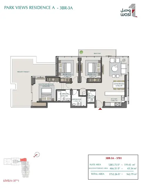 Wasl Park Views Residences Tower A in Zabeel Park, Dubai, foto 5